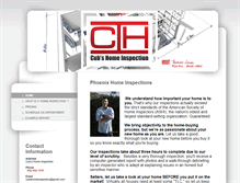 Tablet Screenshot of cubs-homeinspection.com